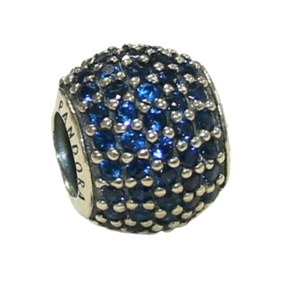 Pandora Jewelry - Pandora Blue Pavé Charm Pandora‎ moments